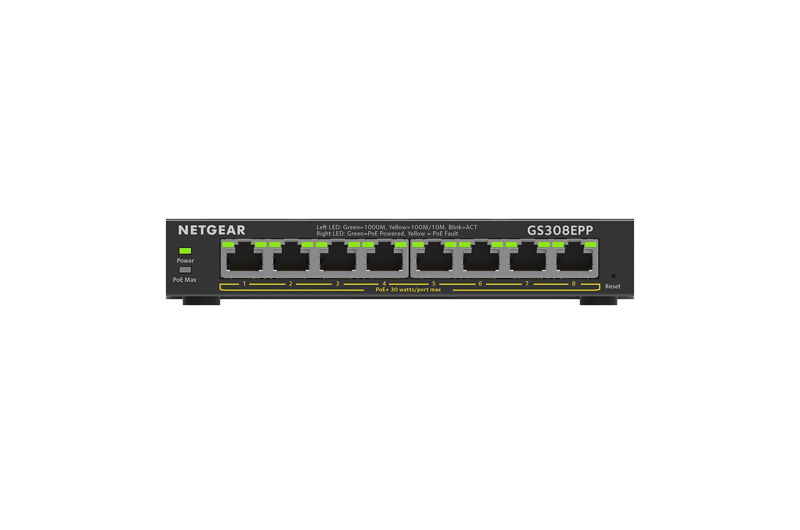 Amazon.com: Netgear 8Port Switch 10/100/1000 GS308EPP : Electronics